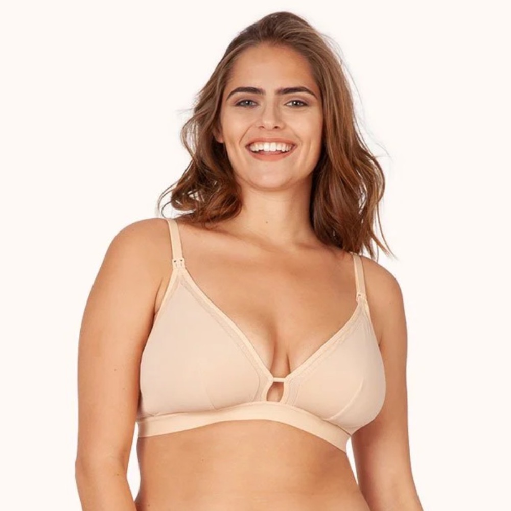 Lively The Busty Mesh Trim Nursing Bralette